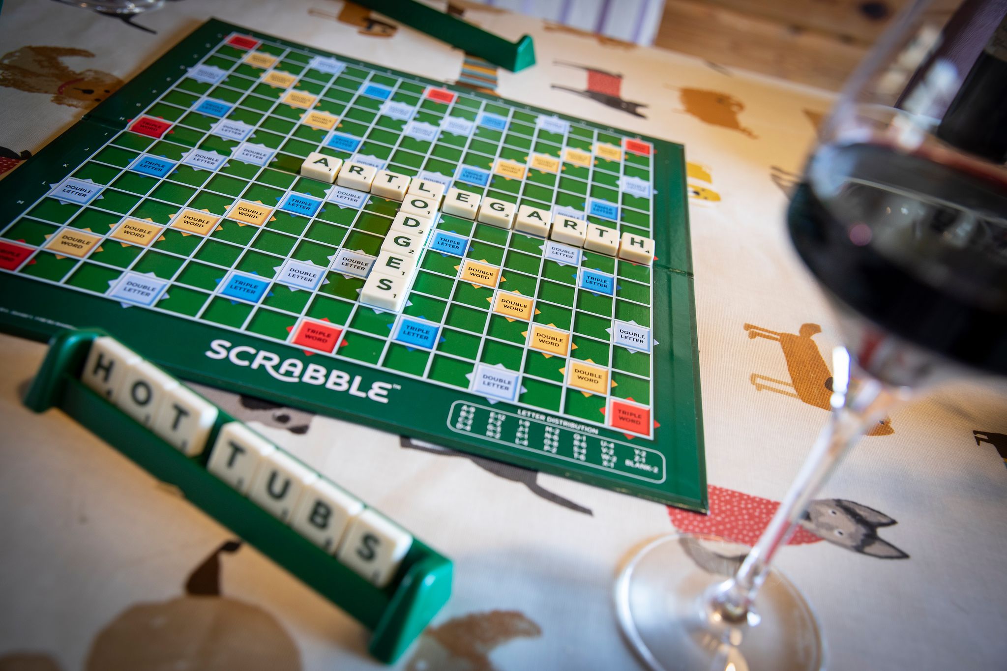 Wine and Scrabble!